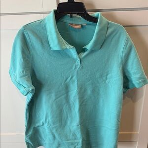 croft & barrow Women's Polo in Bright Teal
